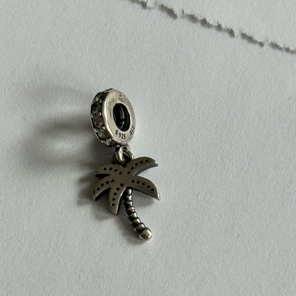 Pandora Silver Palm Tree Bracelet Charm
